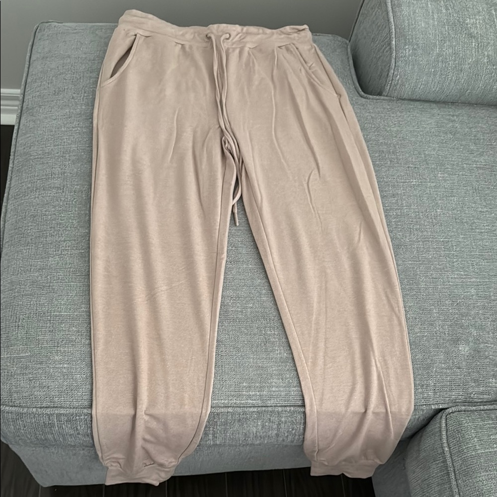 BuffBunny Taupe Jogger Pants